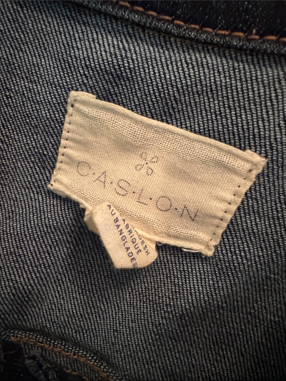 Caslon Denim Jacket in Dark Blue - Picture 2 of 7